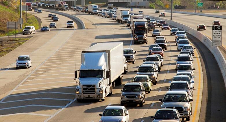 Congestion on Memphis interstate